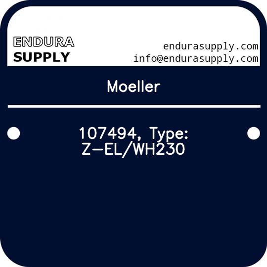 moeller-107494-type-z-elwh230
