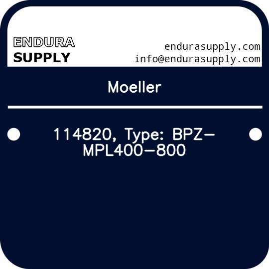 moeller-114820-type-bpz-mpl400-800