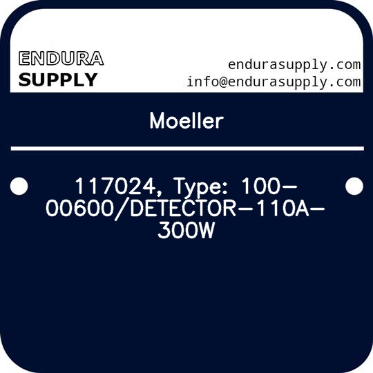 moeller-117024-type-100-00600detector-110a-300w