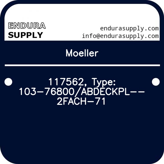 moeller-117562-type-103-76800abdeckpl-2fach-71