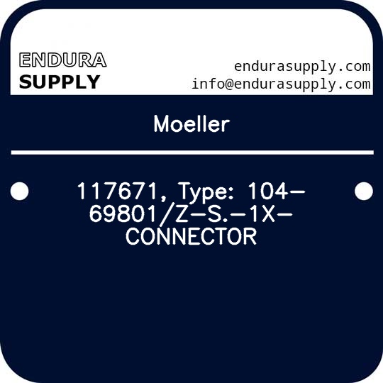 moeller-117671-type-104-69801z-s-1x-connector