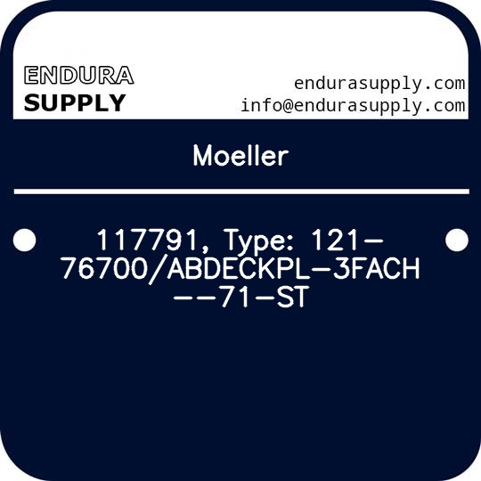 moeller-117791-type-121-76700abdeckpl-3fach-71-st