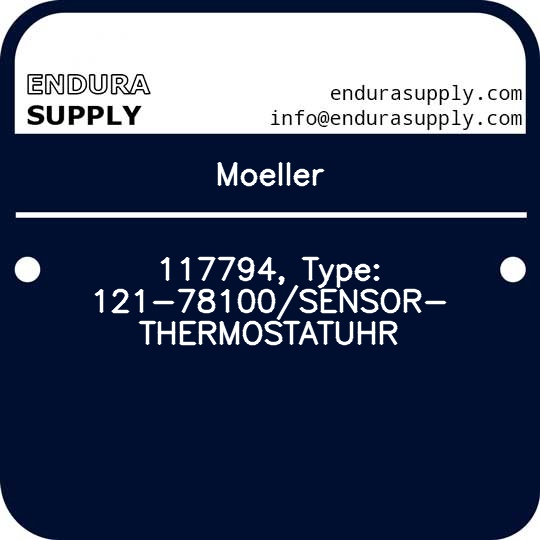 moeller-117794-type-121-78100sensor-thermostatuhr