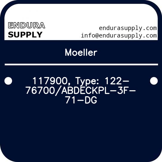 moeller-117900-type-122-76700abdeckpl-3f-71-dg