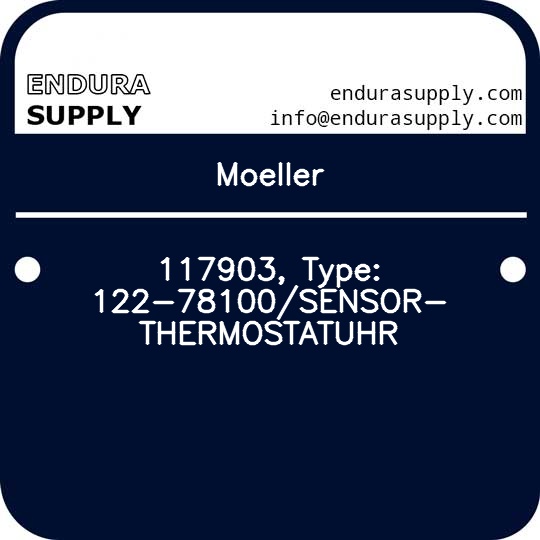 moeller-117903-type-122-78100sensor-thermostatuhr