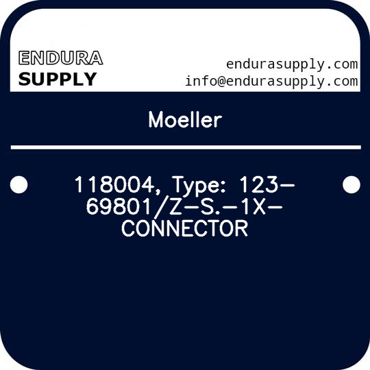 moeller-118004-type-123-69801z-s-1x-connector