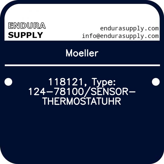 moeller-118121-type-124-78100sensor-thermostatuhr
