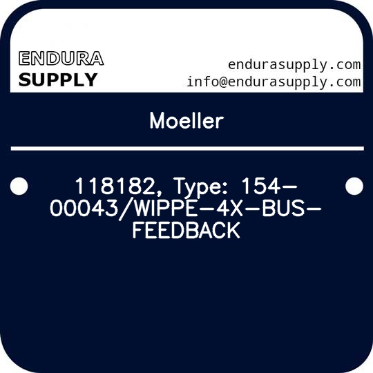 moeller-118182-type-154-00043wippe-4x-bus-feedback