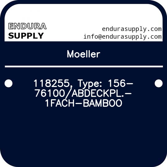 moeller-118255-type-156-76100abdeckpl-1fach-bamboo