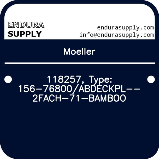 moeller-118257-type-156-76800abdeckpl-2fach-71-bamboo