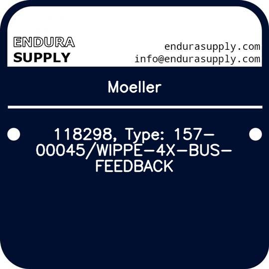 moeller-118298-type-157-00045wippe-4x-bus-feedback