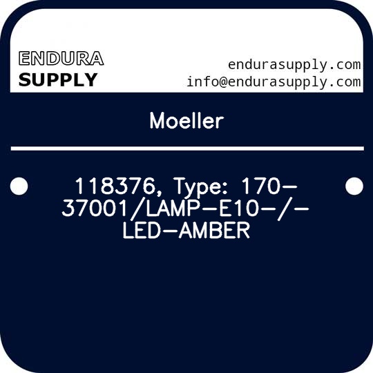 moeller-118376-type-170-37001lamp-e10-led-amber