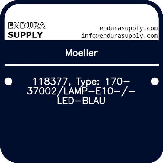 moeller-118377-type-170-37002lamp-e10-led-blau