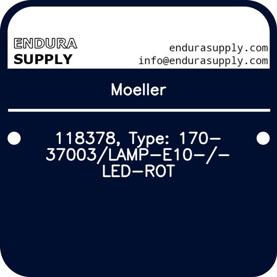 moeller-118378-type-170-37003lamp-e10-led-rot