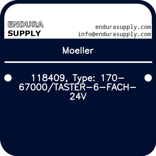 moeller-118409-type-170-67000taster-6-fach-24v