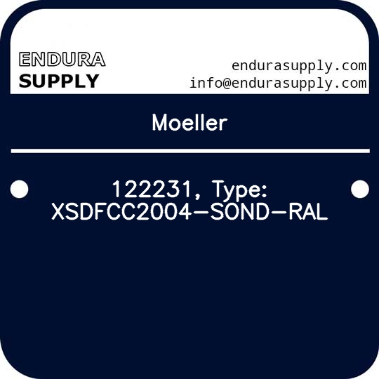 moeller-122231-type-xsdfcc2004-sond-ral