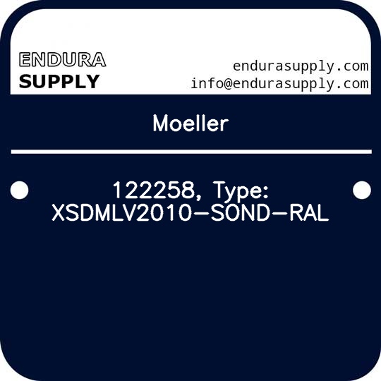 moeller-122258-type-xsdmlv2010-sond-ral