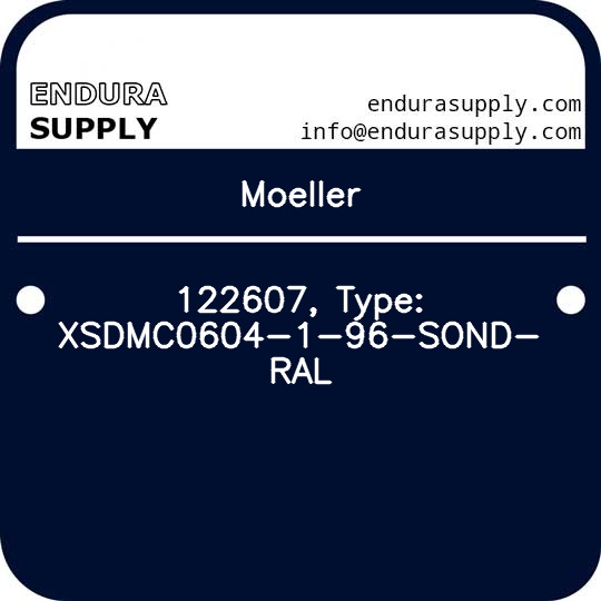 moeller-122607-type-xsdmc0604-1-96-sond-ral