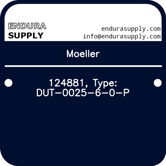 moeller-124881-type-dut-0025-6-0-p