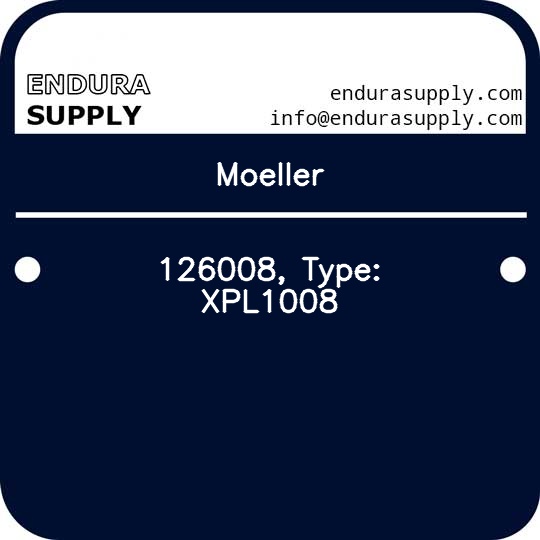 moeller-126008-type-xpl1008
