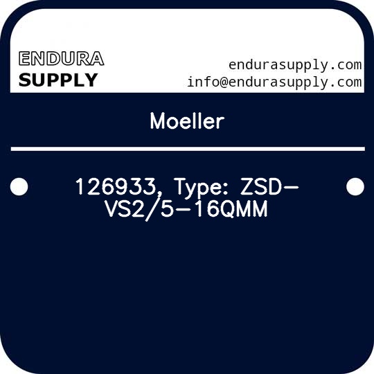 moeller-126933-type-zsd-vs25-16qmm