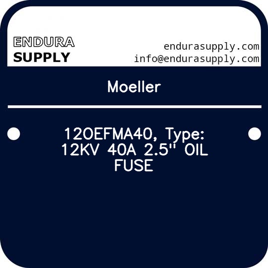 moeller-12oefma40-type-12kv-40a-25-oil-fuse