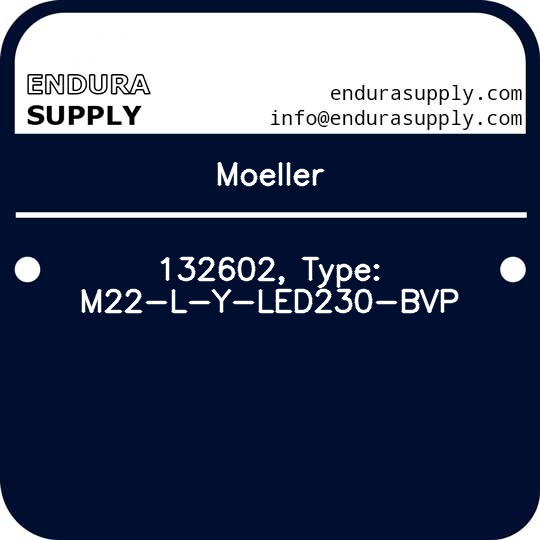 moeller-132602-type-m22-l-y-led230-bvp