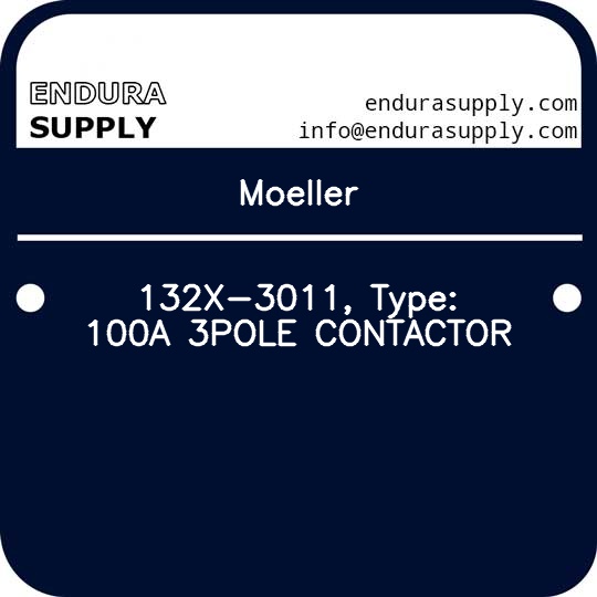 moeller-132x-3011-type-100a-3pole-contactor