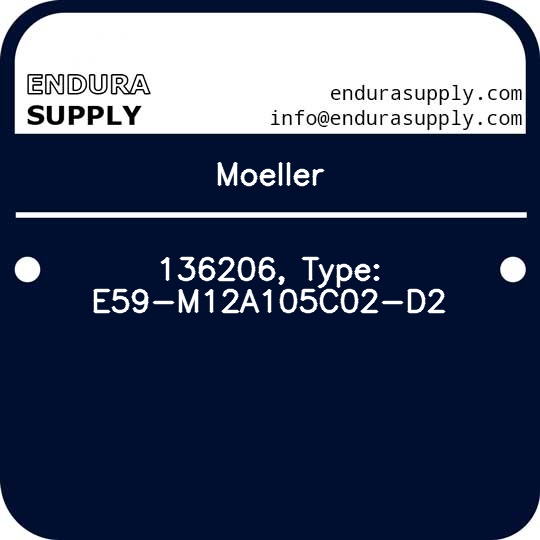 moeller-136206-type-e59-m12a105c02-d2