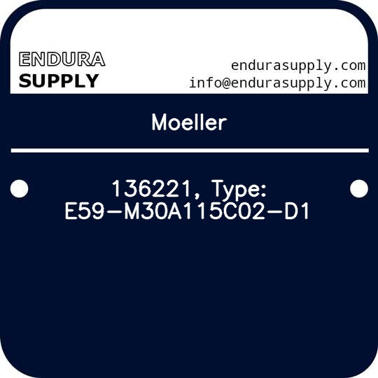 moeller-136221-type-e59-m30a115c02-d1