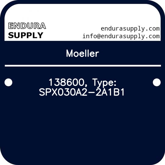 moeller-138600-type-spx030a2-2a1b1