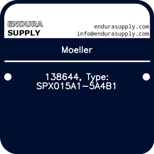 moeller-138644-type-spx015a1-5a4b1