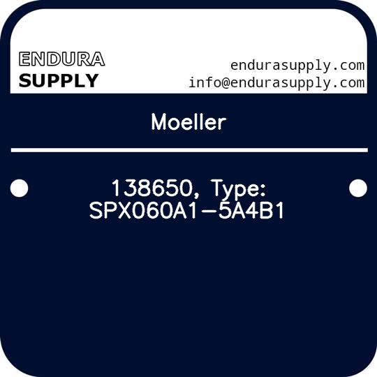 moeller-138650-type-spx060a1-5a4b1