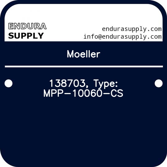 moeller-138703-type-mpp-10060-cs