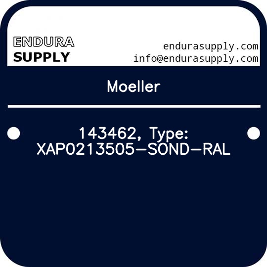 moeller-143462-type-xap0213505-sond-ral
