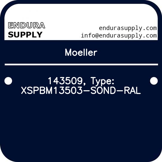 moeller-143509-type-xspbm13503-sond-ral