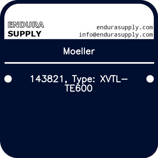 moeller-143821-type-xvtl-te600
