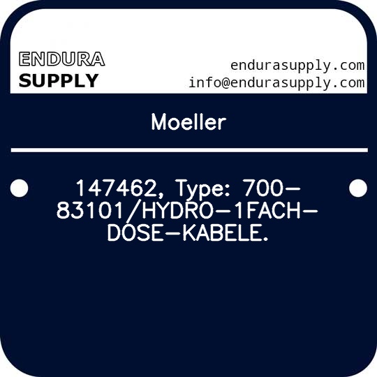 moeller-147462-type-700-83101hydro-1fach-dose-kabele