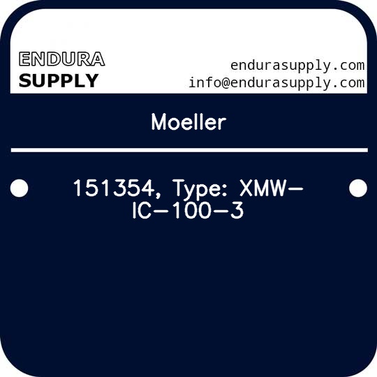 moeller-151354-type-xmw-ic-100-3