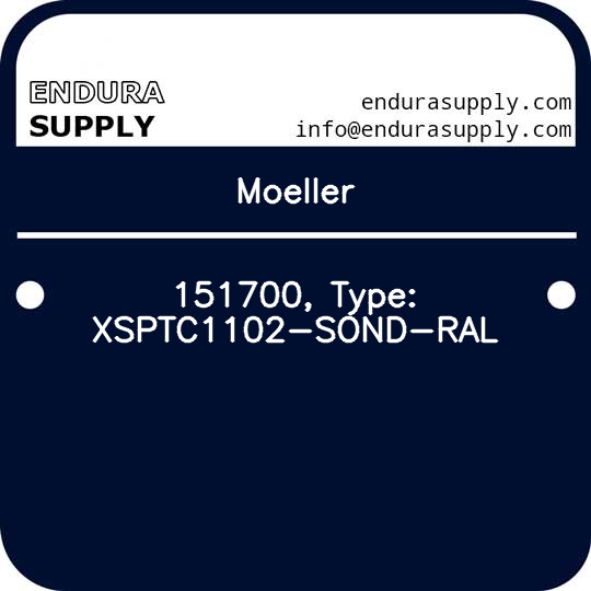 moeller-151700-type-xsptc1102-sond-ral