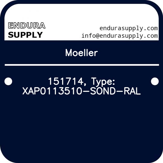 moeller-151714-type-xap0113510-sond-ral