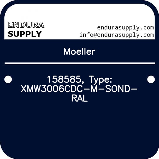 moeller-158585-type-xmw3006cdc-m-sond-ral