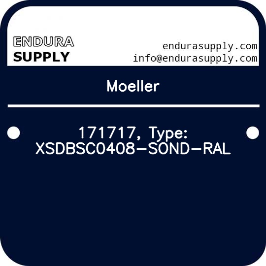 moeller-171717-type-xsdbsc0408-sond-ral