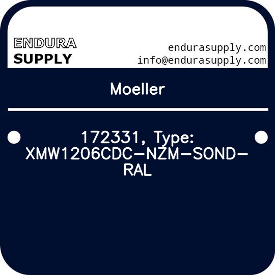 moeller-172331-type-xmw1206cdc-nzm-sond-ral