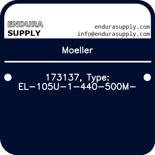 moeller-173137-type-el-105u-1-440-500m