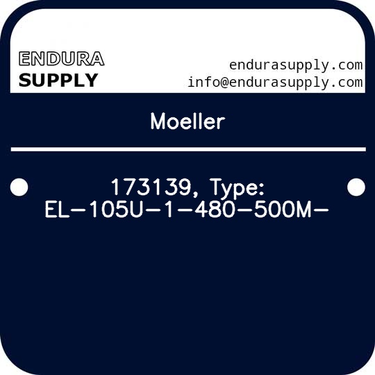 moeller-173139-type-el-105u-1-480-500m