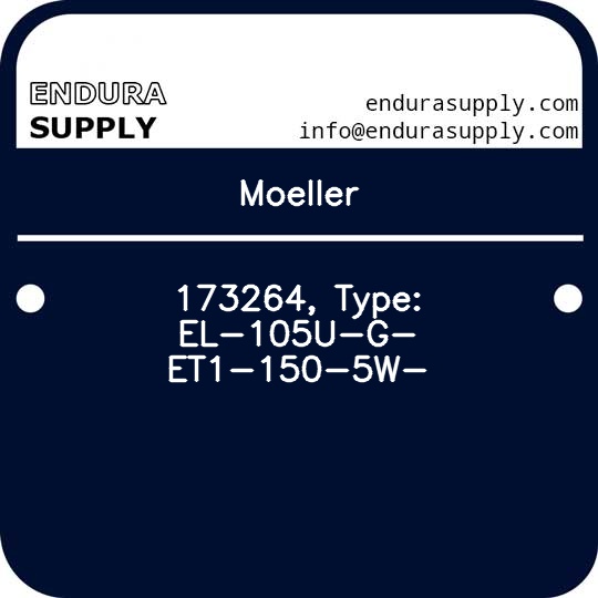 moeller-173264-type-el-105u-g-et1-150-5w
