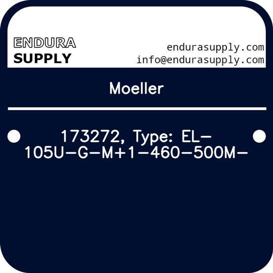 moeller-173272-type-el-105u-g-m1-460-500m