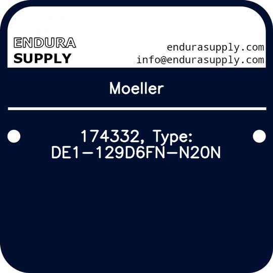 moeller-174332-type-de1-129d6fn-n20n