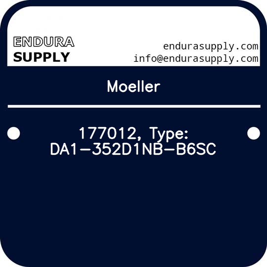 moeller-177012-type-da1-352d1nb-b6sc